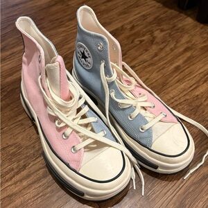 Converse Two-Tone Platform High Tops